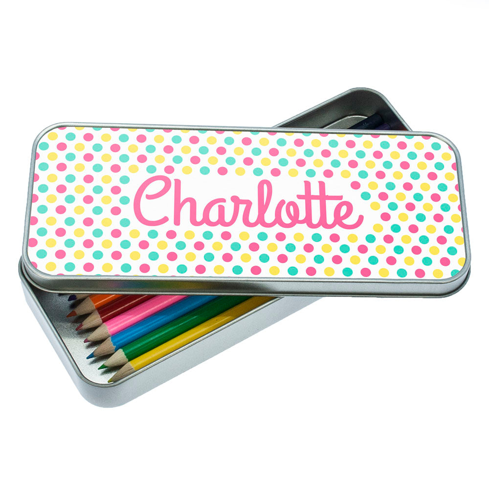Pop Art Dotty Designed Pencil Case - treat-republic