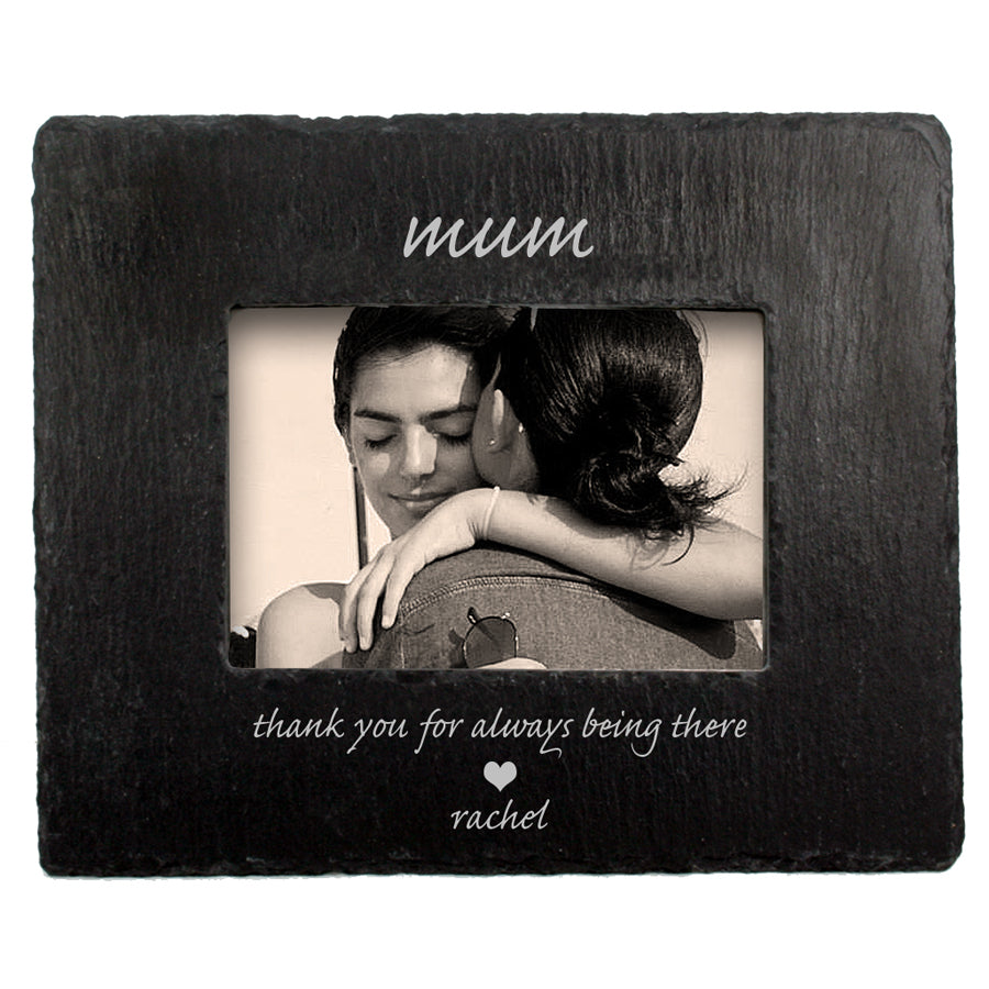 Thank You Mum Slate Photoframe - treat-republic