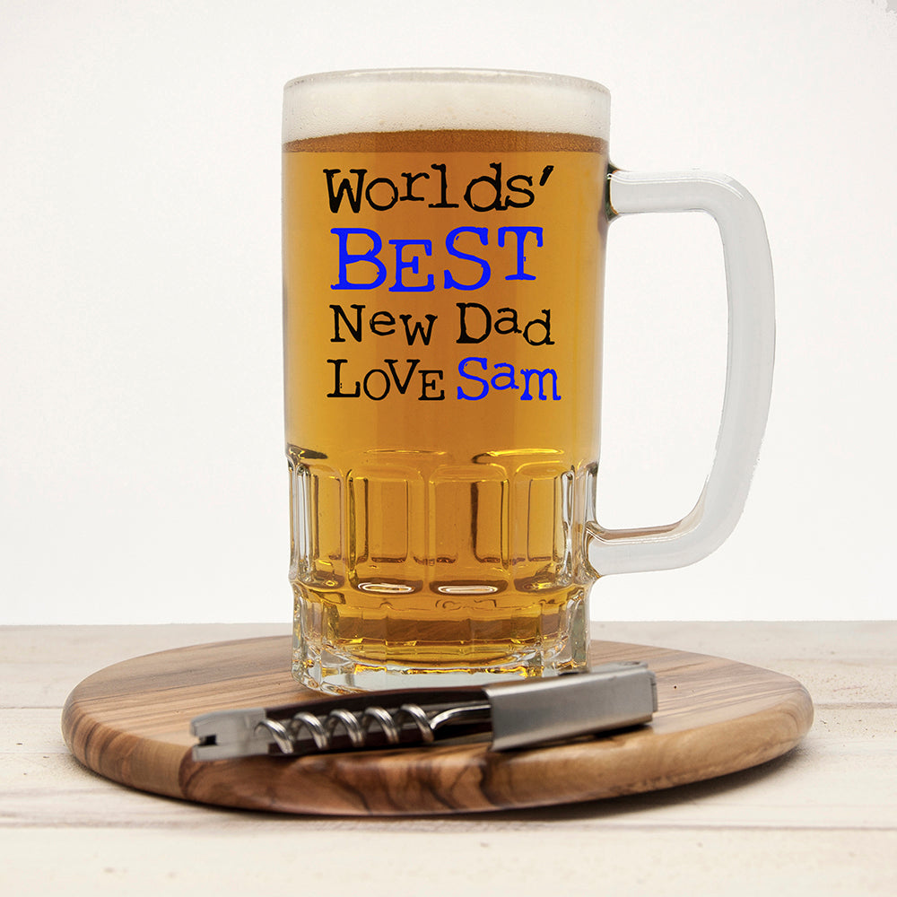 World's Best New Dad Tankard - treat-republic