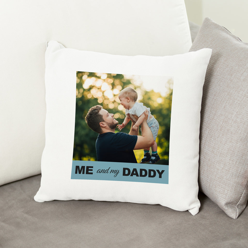 Dad’s Personalised Photo Cushion Cover