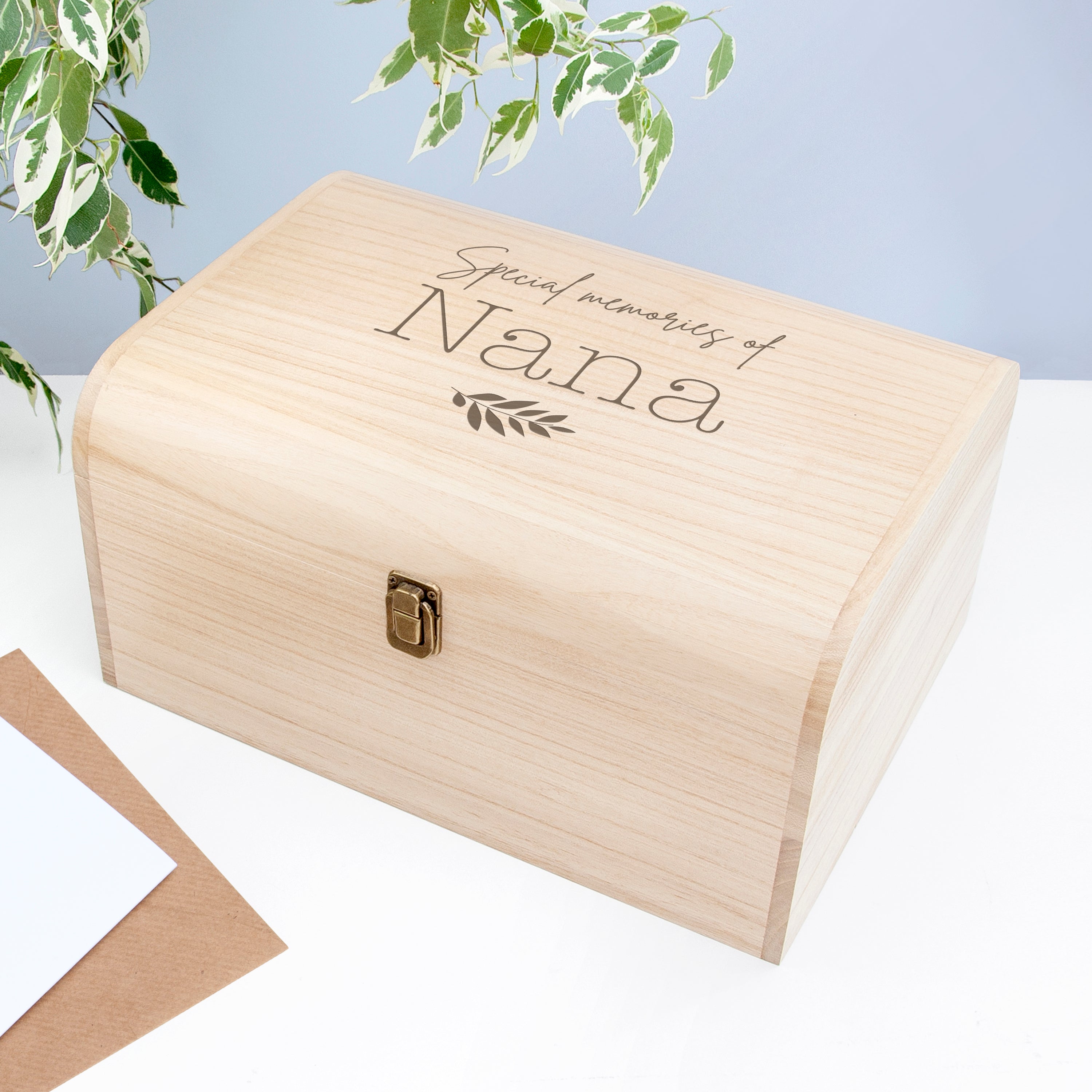 Personalised In Loving Memory Keepsake Chest | In Memoriam | Treat Republic