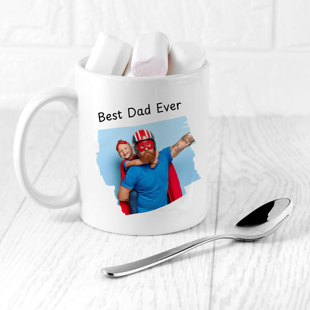Personalised Best Dad Photo Mug