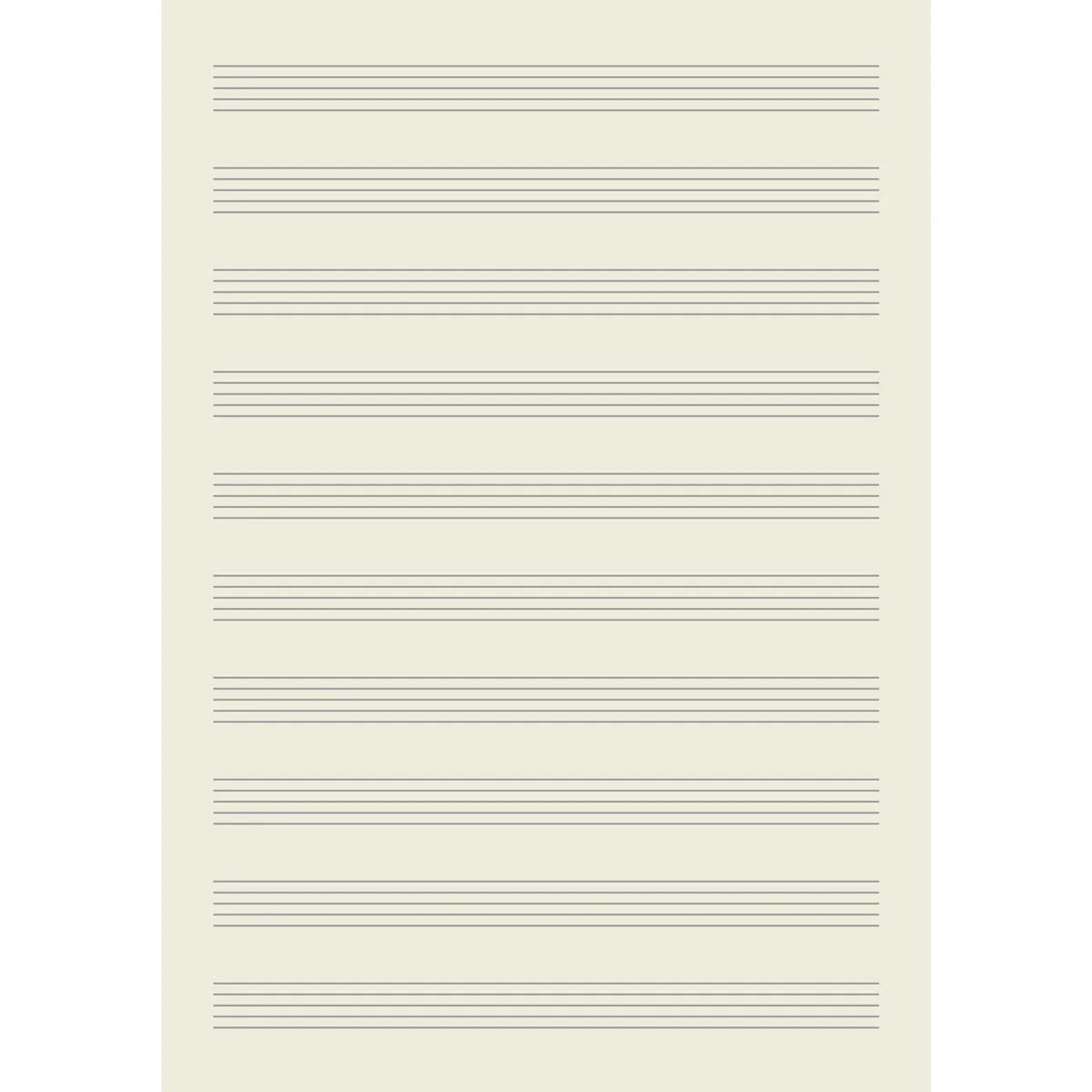 Personalised A4 Leather Music Manuscript Notebook | Treat Republic