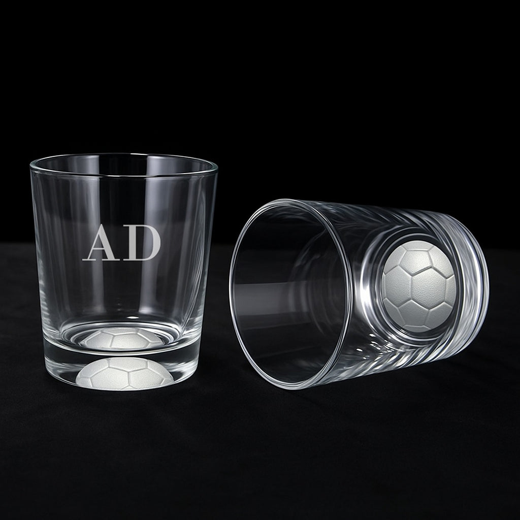 Monogrammed Football Tumbler