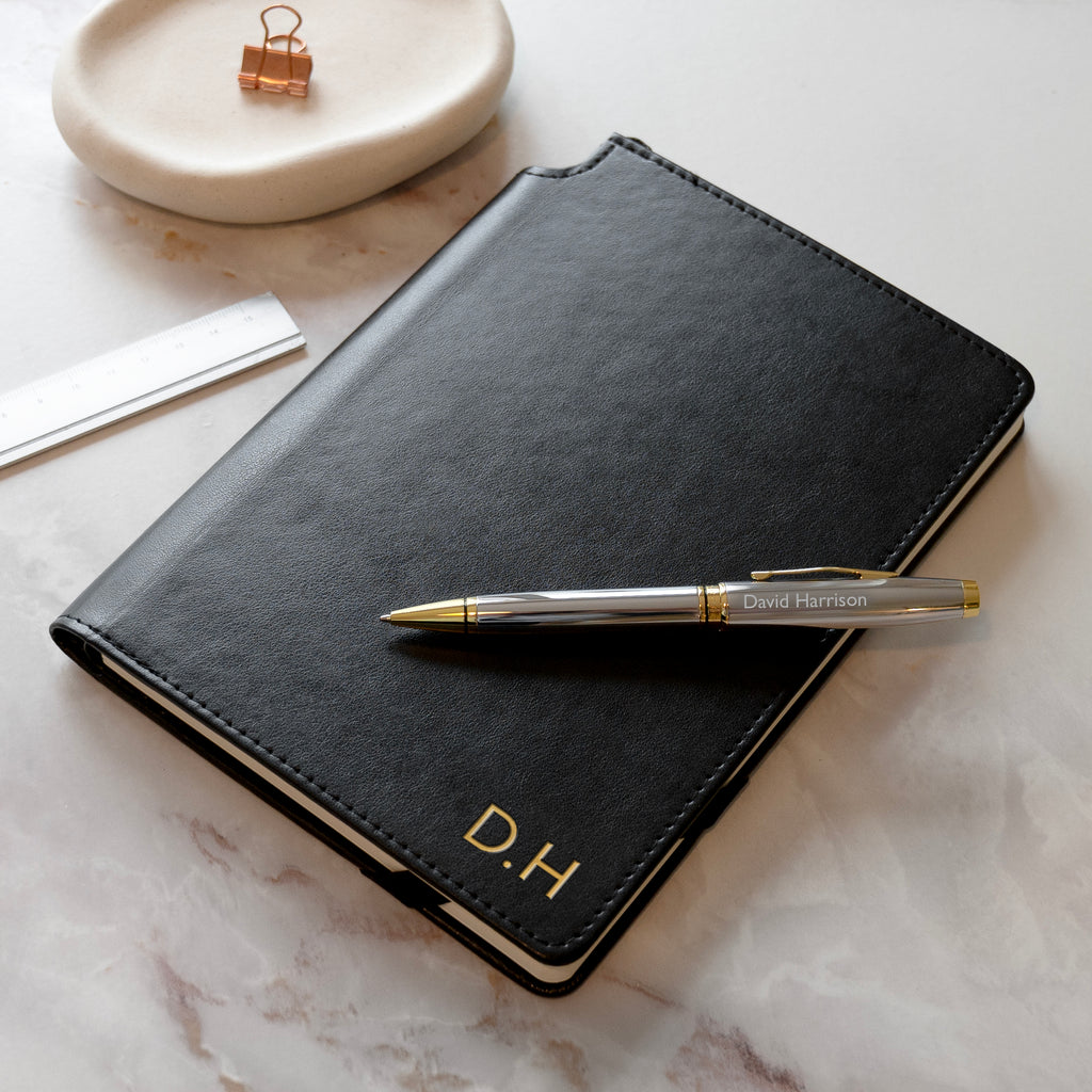 Personalised Luxury Cross Journal and Pen Gift Set