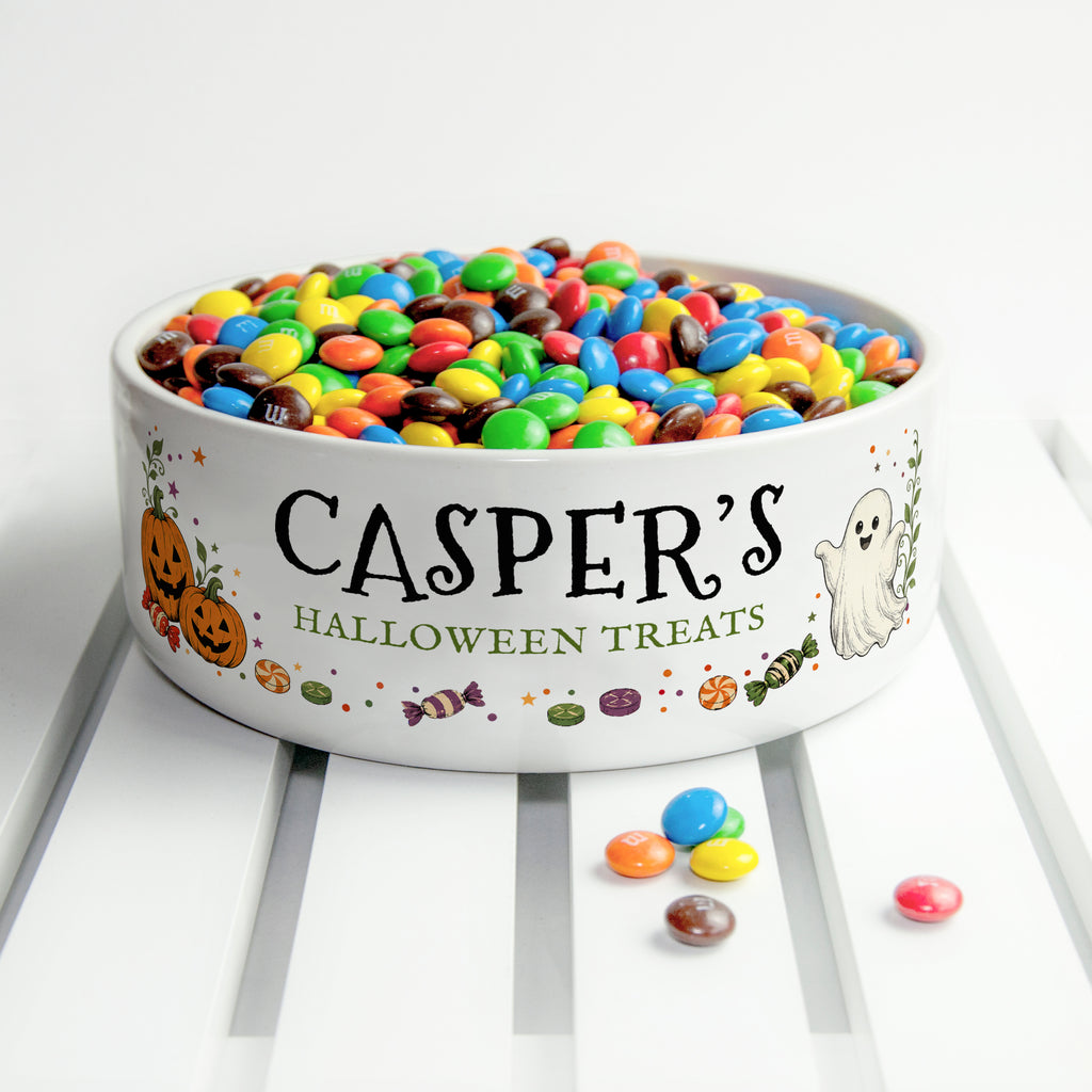 Personalised Halloween Treats Bowl