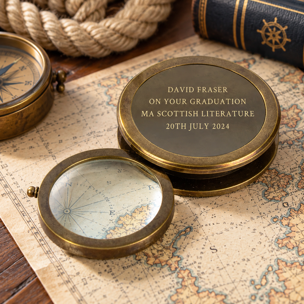 Personalised Traditional Traveller's Magnifier