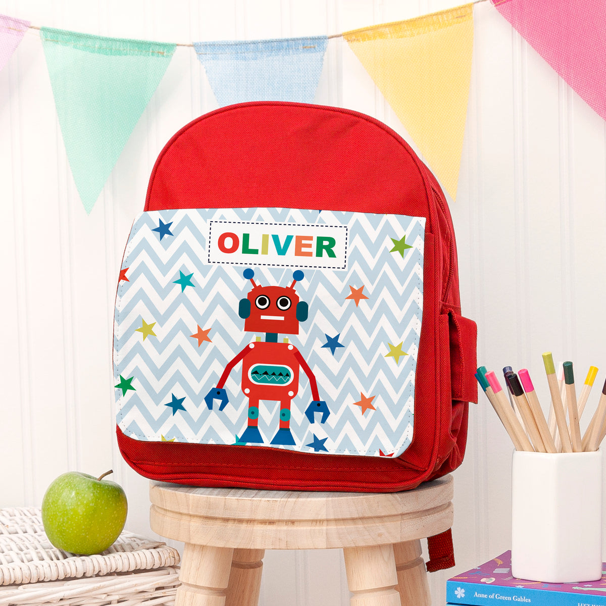 Personalised Boy's Robot Rucksack | Gifts for Him | Treat Republic