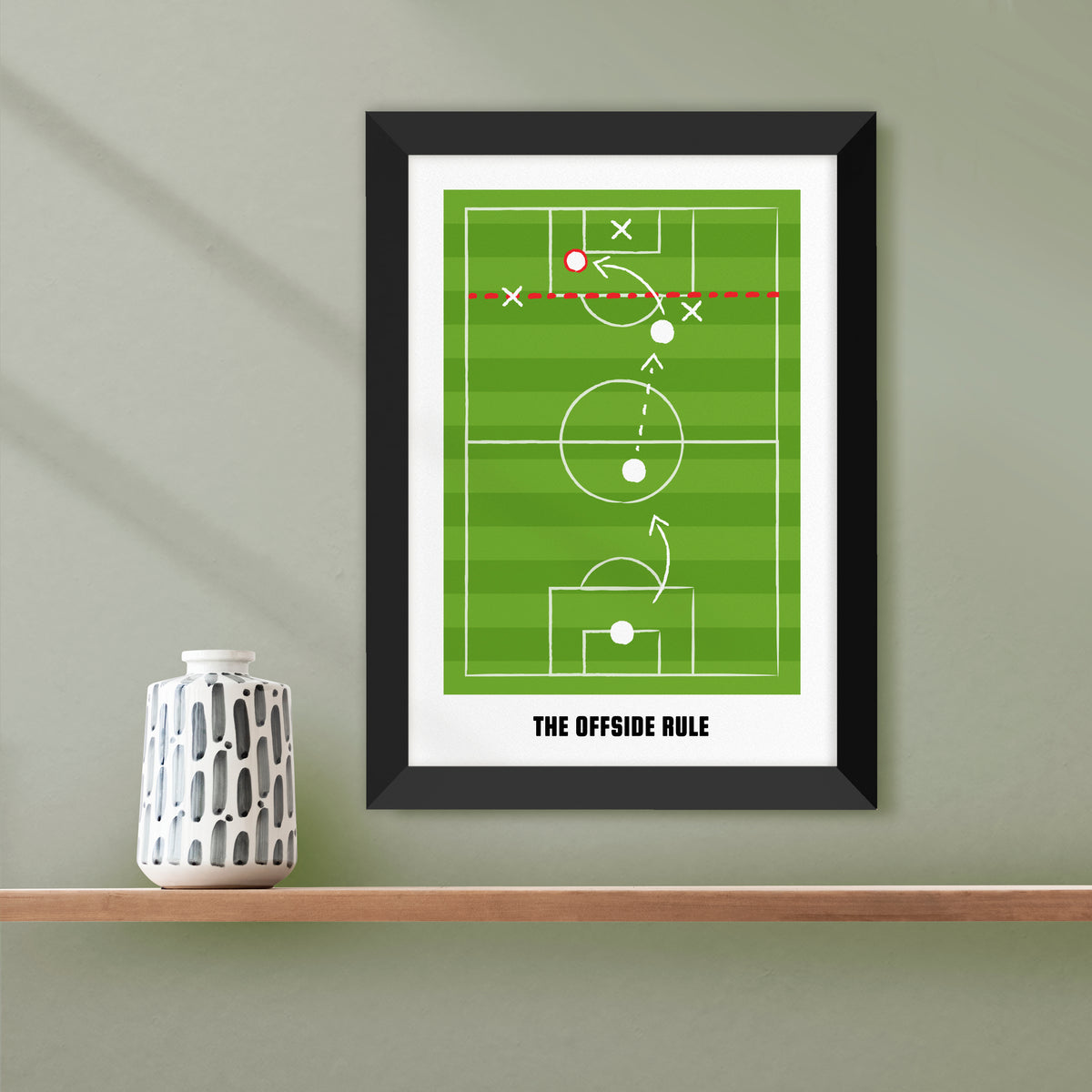 Personalised Offside Rule Wall Print | Football Gifts | Treat Republic