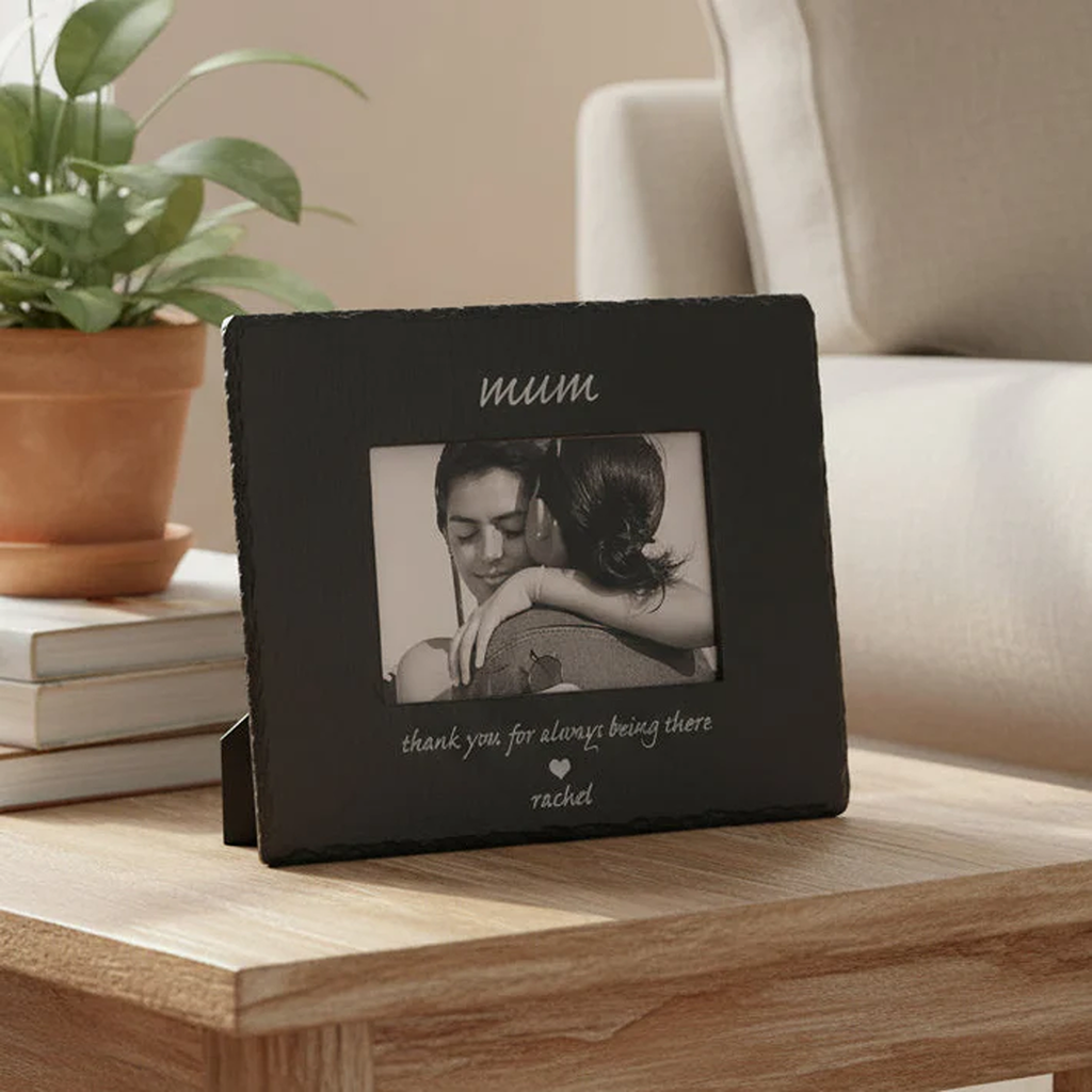 Personalised Thank You Slate Photo Frame