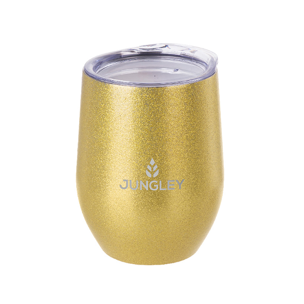 Personalised Insulated Stemless Glitter Wine Tumbler