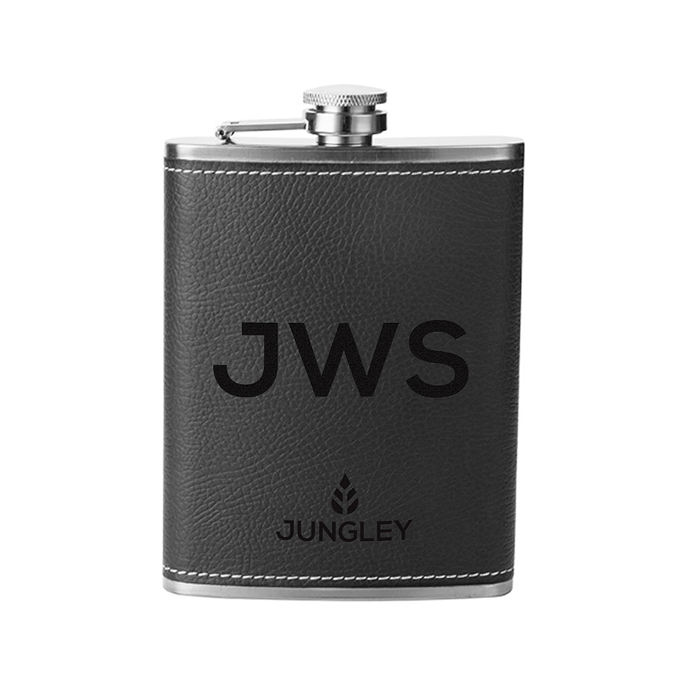 Personalised Faux Leather Hip Flask