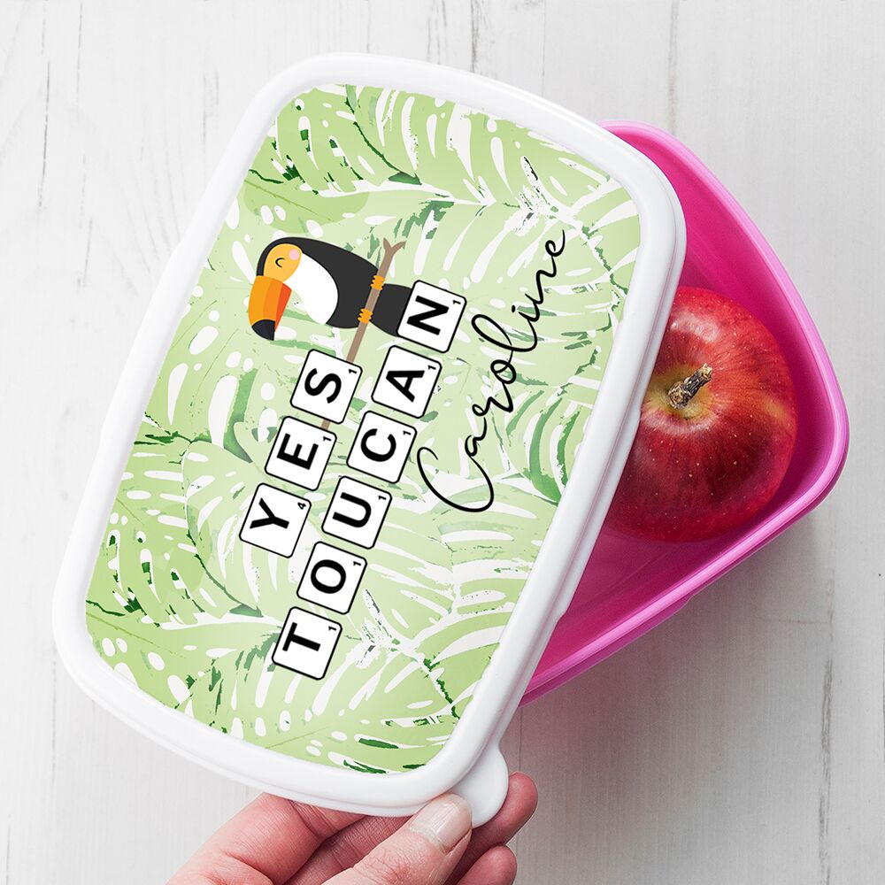 Personalised Yes Toucan Lunch Box - treat-republic
