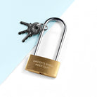 Personalised Long Shackle Padlock - treat-republic