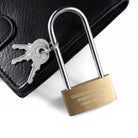 Personalised Long Shackle Padlock - treat-republic