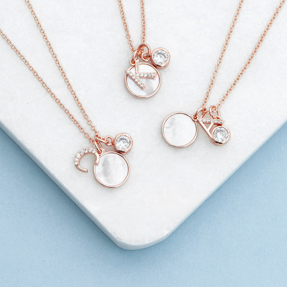 Ingenious Rose gold necklace with open pave circle - Ingenious from  Ingenious Jewellery UK