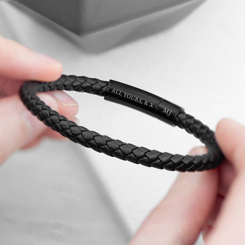 Black Magnetic Bracelet Men Women Energy Balance Power Joy Healthy Bracelet  RX | eBay