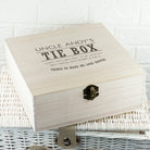 Dashing Gentleman's Tie & Accessory Wooden Box - treat-republic