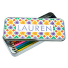 Funky Diamond Pattern Pencil Case - treat-republic