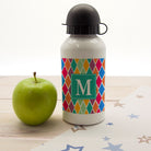 Girls Stain Glass Window Personalised Water Bottle - treat-republic