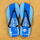 Hen Party Personalised Flip Flops in Light Blue - treat-republic