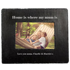 Home Is Where Mum Is Slate Photoframe - treat-republic
