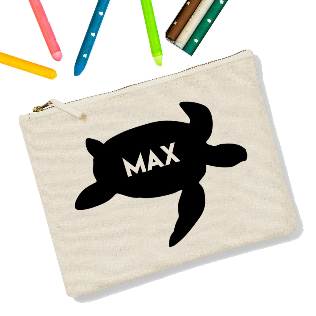 Sea Turtle Personalised Zipup Pencil Case