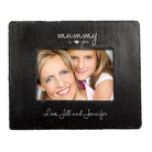Love You Mummy Slate Landscape Photoframe - treat-republic