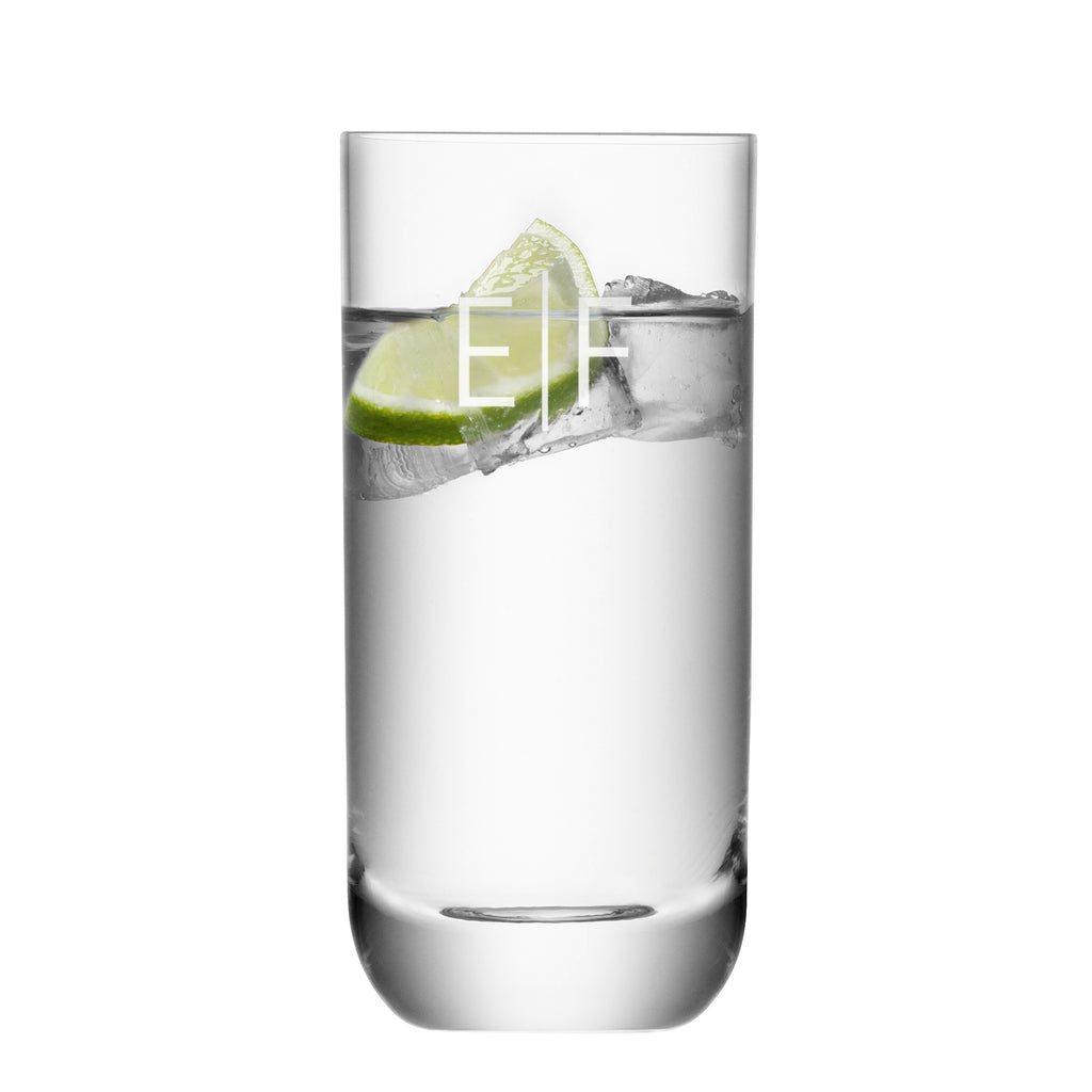 Monogrammed Hamilton Highball Glass - treat-republic