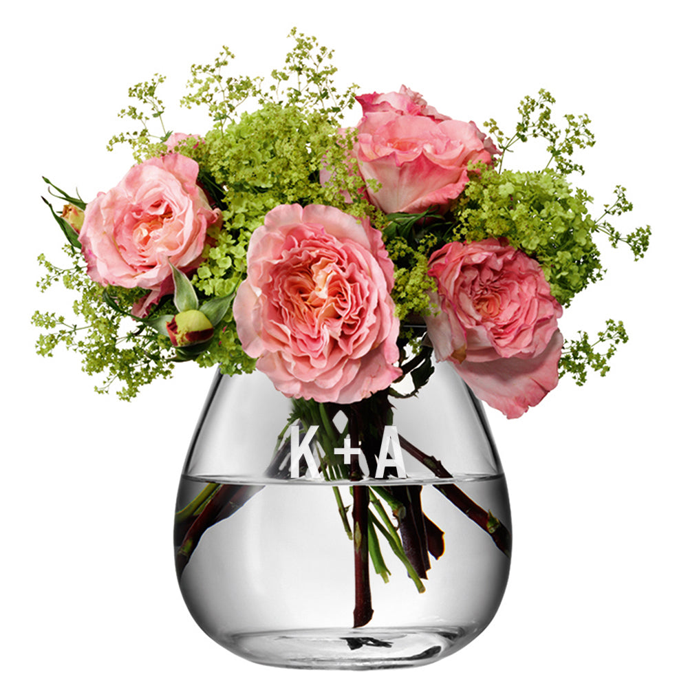 LSA Monogrammed Bouquet Vase - treat-republic