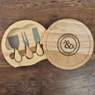Monogram Couple Cheese Board Set - treat-republic