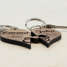 Always & Forever Couples' Jigsaw Keyring - treat-republic
