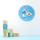Percy Penguin Personalised Wall Clock - treat-republic