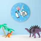 Percy Penguin Personalised Wall Clock - treat-republic