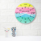 I Can Tell The Time! Personalised Wall Clock - treat-republic