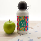 Girls Stain Glass Window Personalised Water Bottle - treat-republic