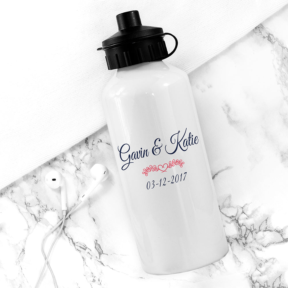 Sweating For The Wedding Personalised Water Bottle - treat-republic