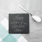 Happy 1st Father's Day Square Slate Keepsake - treat-republic