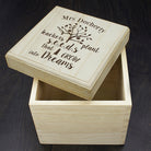 Personalised Teachers Plant Seeds... Cube Box - treat-republic