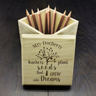 Personalised Teachers Plant Seeds... Cube Box - treat-republic