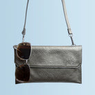 Personalised Metallic Leather Clutch Bag - treat-republic
