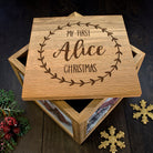 Personalised My First Christmas Memory Box - treat-republic
