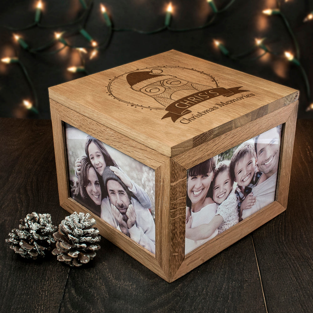 Personalised Woodland Owl Christmas Christmas Memory Box - treat-republic