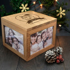 Personalised Woodland Wolf Christmas Memory Box - treat-republic
