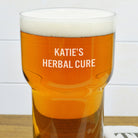 Personalised LSA Pint Glass With Ash Wood Coaster - treat-republic