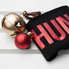 Personalised Jet Black & Crimson Socks - treat-republic