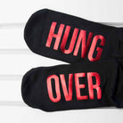 Personalised Jet Black & Crimson Socks - treat-republic