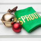 Personalised Sprout Green and Canary Yellow Christmas Day Socks - treat-republic