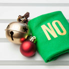 Personalised Kids Sprout Green and Canary Yellow Christmas Day Socks - treat-republic