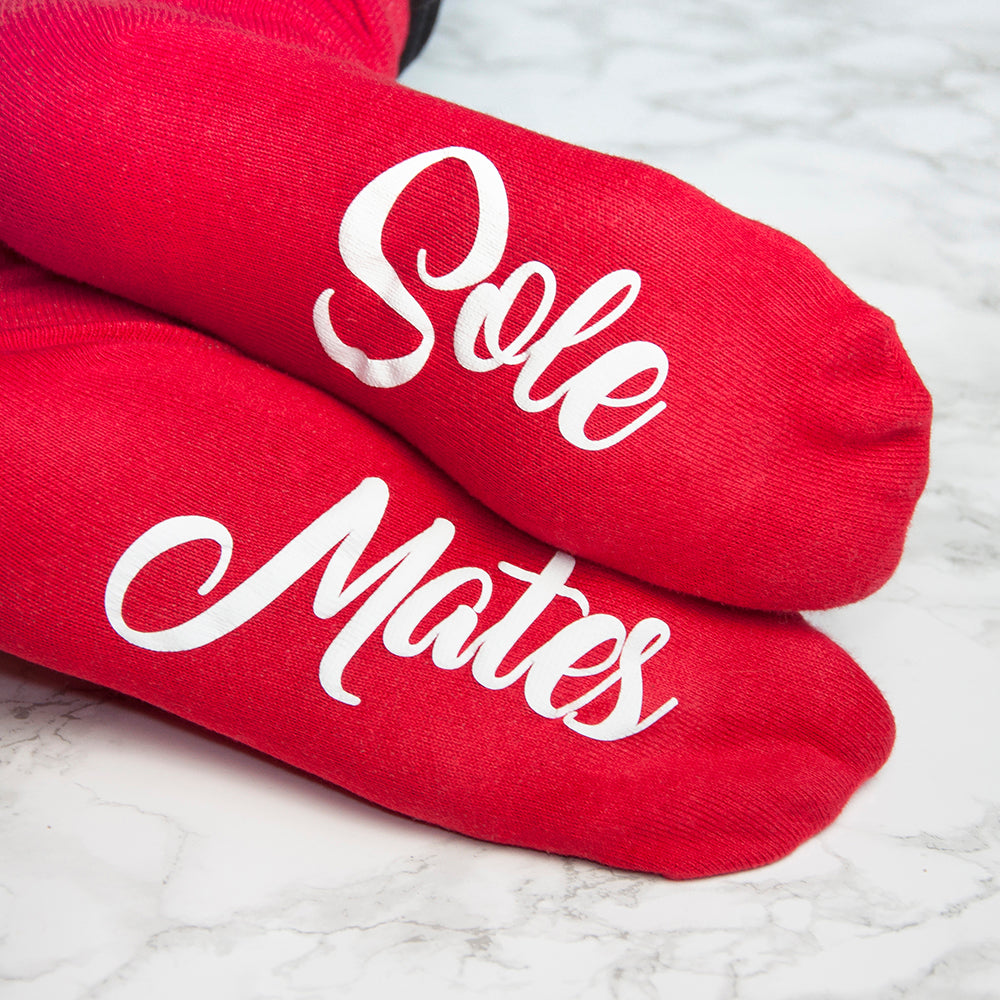 Personalised Sole Mates Romantic Socks - treat-republic